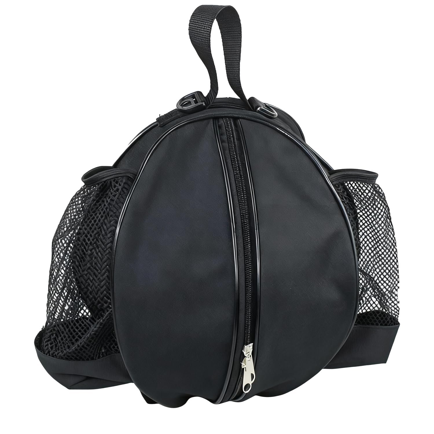 ITODA Waterproof Basketball Bag Sports Gym Bag Duffel Bag Portable Shoulder Bag Oxford Rounded Gym Training Sports Backpack Rucksack Football Soccer Volleyball Carrier Holder Bags