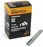 BOSTITCH STCR50191/4-6M 1/4-Inch by 7/16-Inch Heavy-Duty PowerCrown Staple (6,000 per Box)