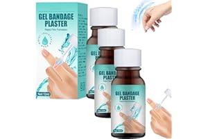 VJPPII Liquid Bandage for Skin Waterproof,Liquid Bandage for Skin,Liquid Bandaid,Liquid Bandages,Quick-Dry Wounds Healing Gel Liquid Bandage (3PC)