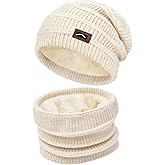ZOORON Slouchy Beanies Hats for Men Women Cable Knit Winter Hats Chunky Beanie Skull Warm Cap