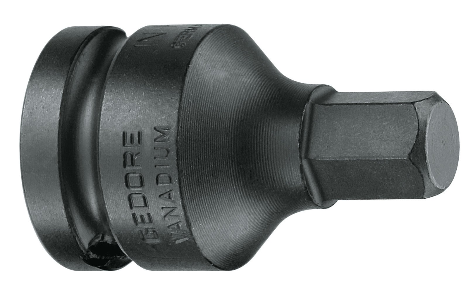 Gedore Impact Socket Wrench 1/2 Inch Hexagonal 17 mm Cable – in K 19 17