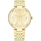 Tommy Hilfiger Classic Multi-Function Quartz Watch - Stainless Steel Wristwatch for Women, Water Resistant Up to 3 ATM/30 Meters - Premium Fashion Timepiece with Day to Night Versatility - 36mm