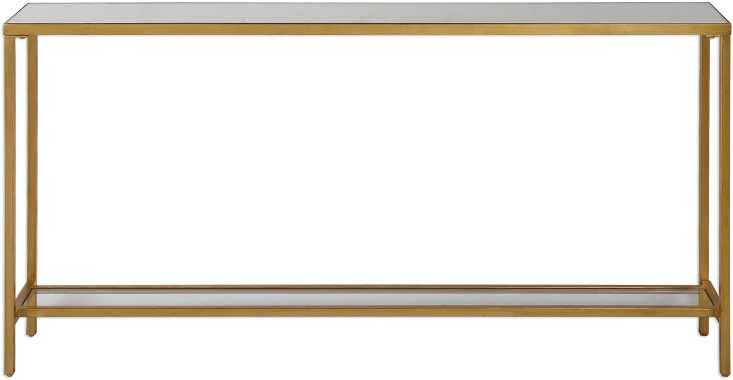 Best brass metal console table 60′