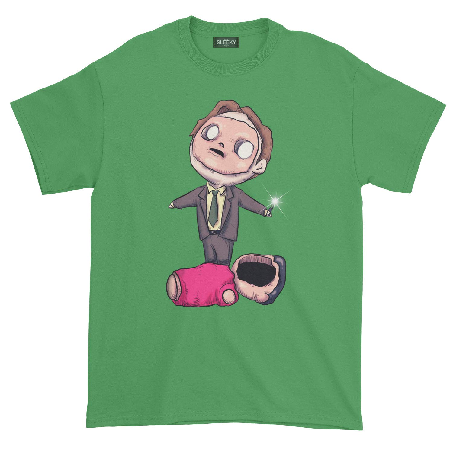 Dwight Dummy The Office T Shirt S Green 6518 Seknovelty