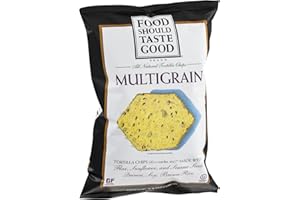 Food Should Taste Good, Tortilla Chips, Multigrain, Gluten Free Chips, 5.5 oz (Pack of 12)