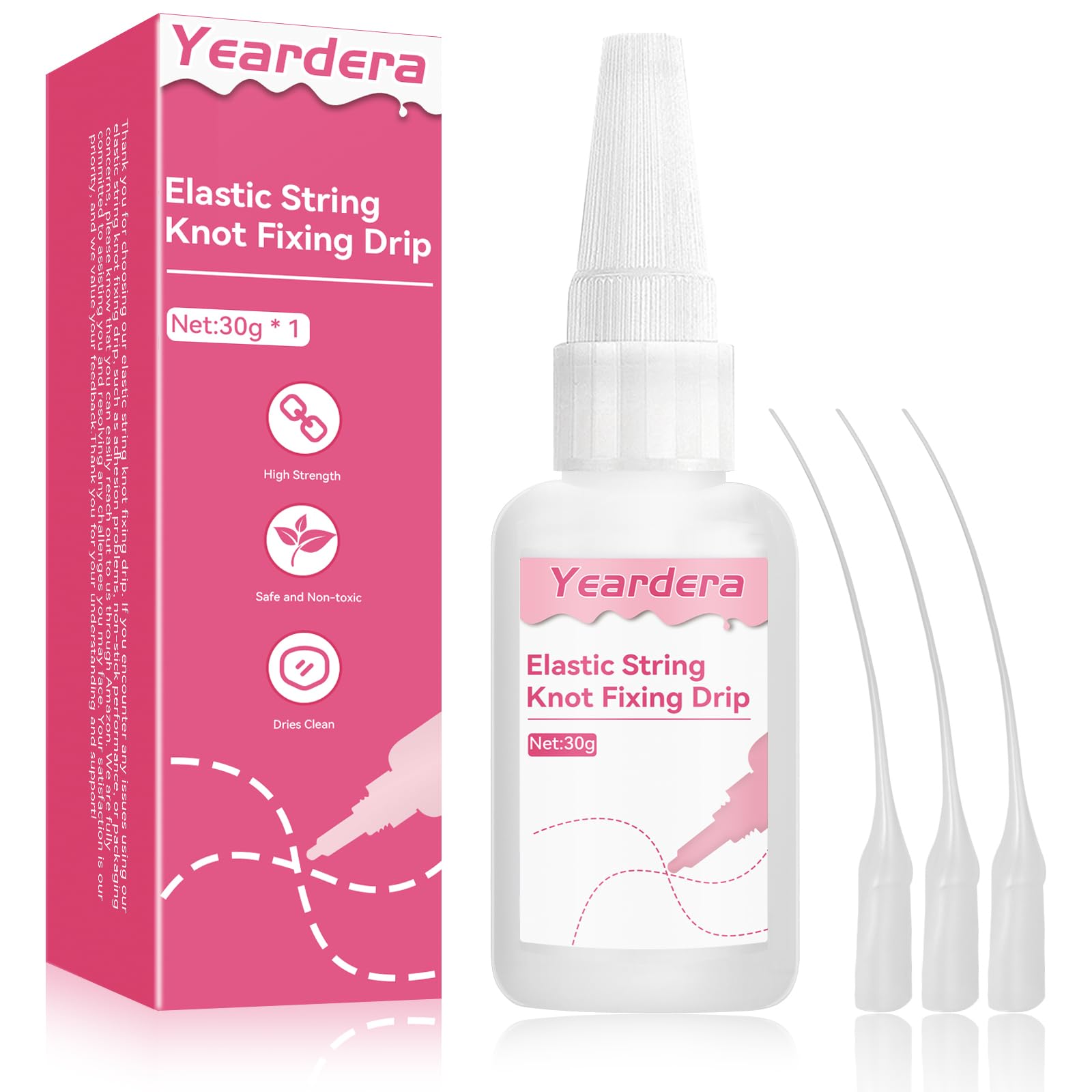 Yeardera Bracelet String Professional Elastic String Kont Fixing Drip ...