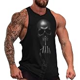 Blissboy Funny Skull Graphic Tank Top Novelty Sleeveless Shirt
