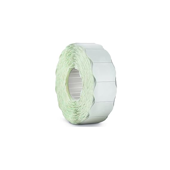 Original Meto Preisauszeichner Etiketten 9506155 (22 x 12 mm, 1-Zeilig, 6.000 Stück, permanent, Preisetiketten für Contact, S