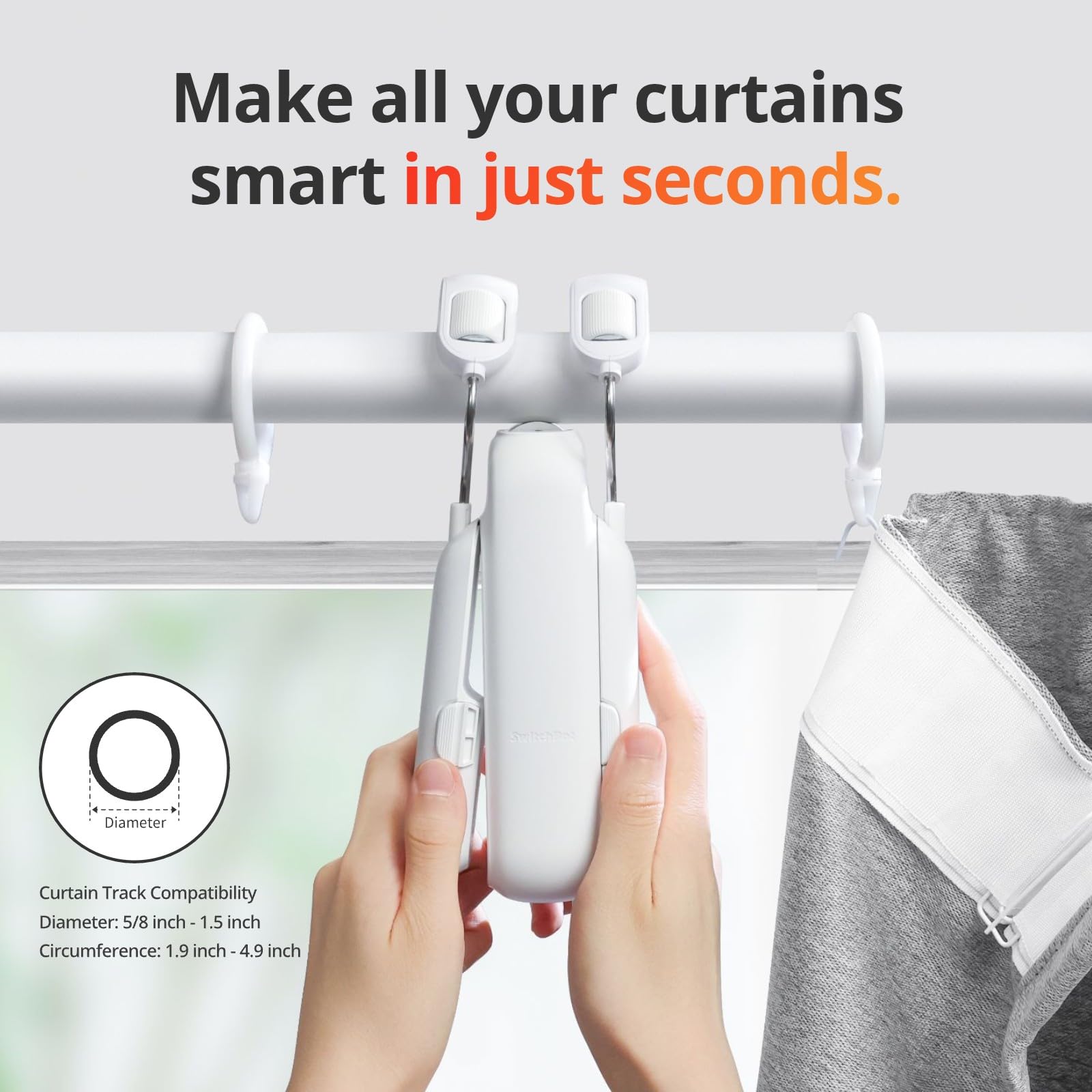 SwitchBot Automatic Curtain Opener Bluetooth Remote Control Smart
