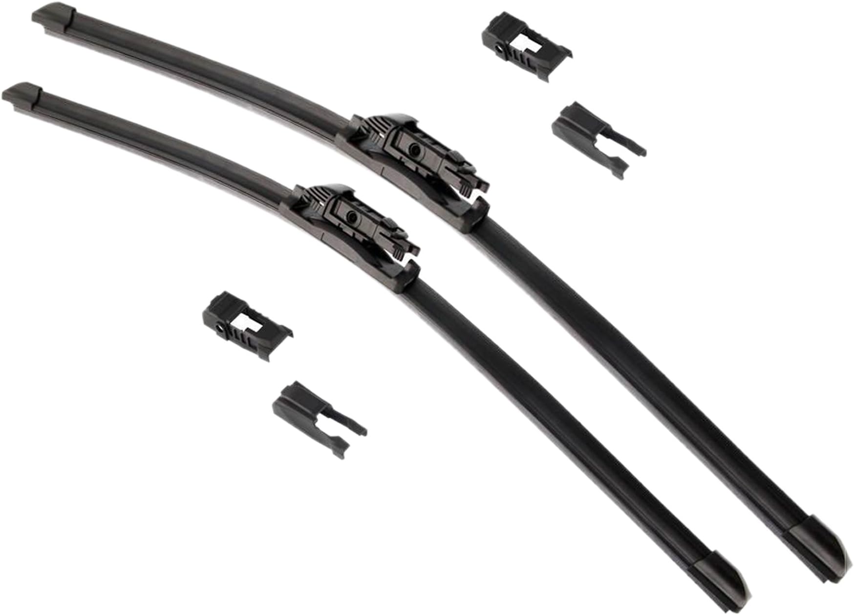 Wiper Blades Universal Set of 2 By FM Accessories. These Aero Flat Blades Are Perfect For All Types Of Weather, Quality High Performance Windscreen Wiper Blades, Enhanced Durability, 100% Satisfaction Guaranteed, Choose From 5 Different Sizes (19"). Grab Yours Now In Time For The Winter.