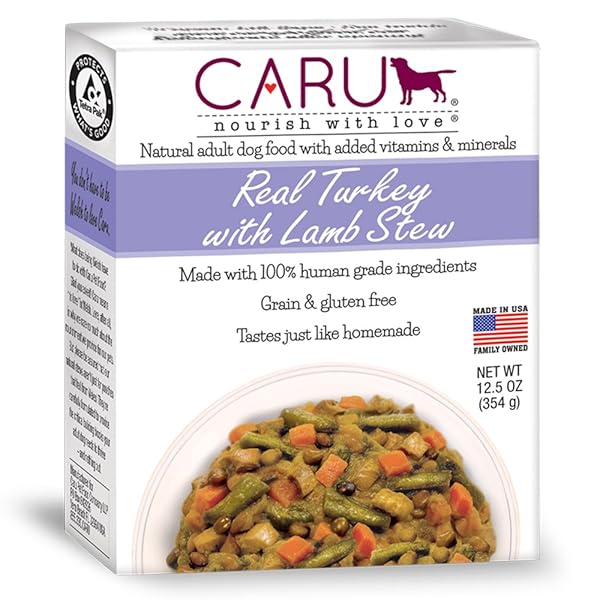 CARU REAL TURKEY WITH LAMB STEW FOR DOGS,...