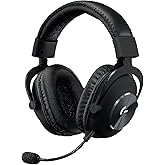 Logitech G PRO X Wireless Lightspeed Gaming Headset, Blue VO!CE Mic Filter Tech, 50 mm PRO-G Drivers, DTS Headphone:X 2.0 Surround Sound, Memory Foam, 20+ Hour Battery Life - Black