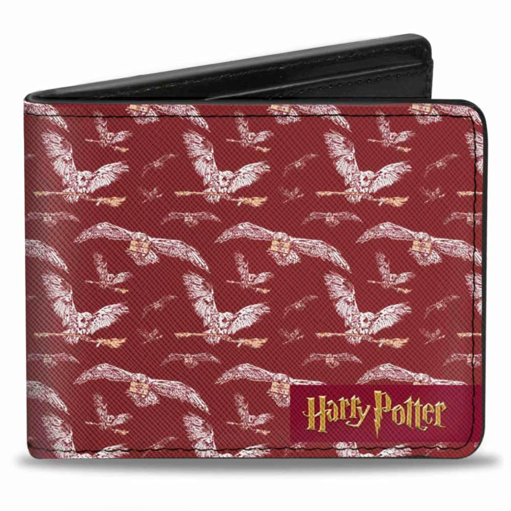 Buckle-Down mens Buckle-down Bifold Harry Potter Wallet, Harry Potter, 4.0 x 3.5 US