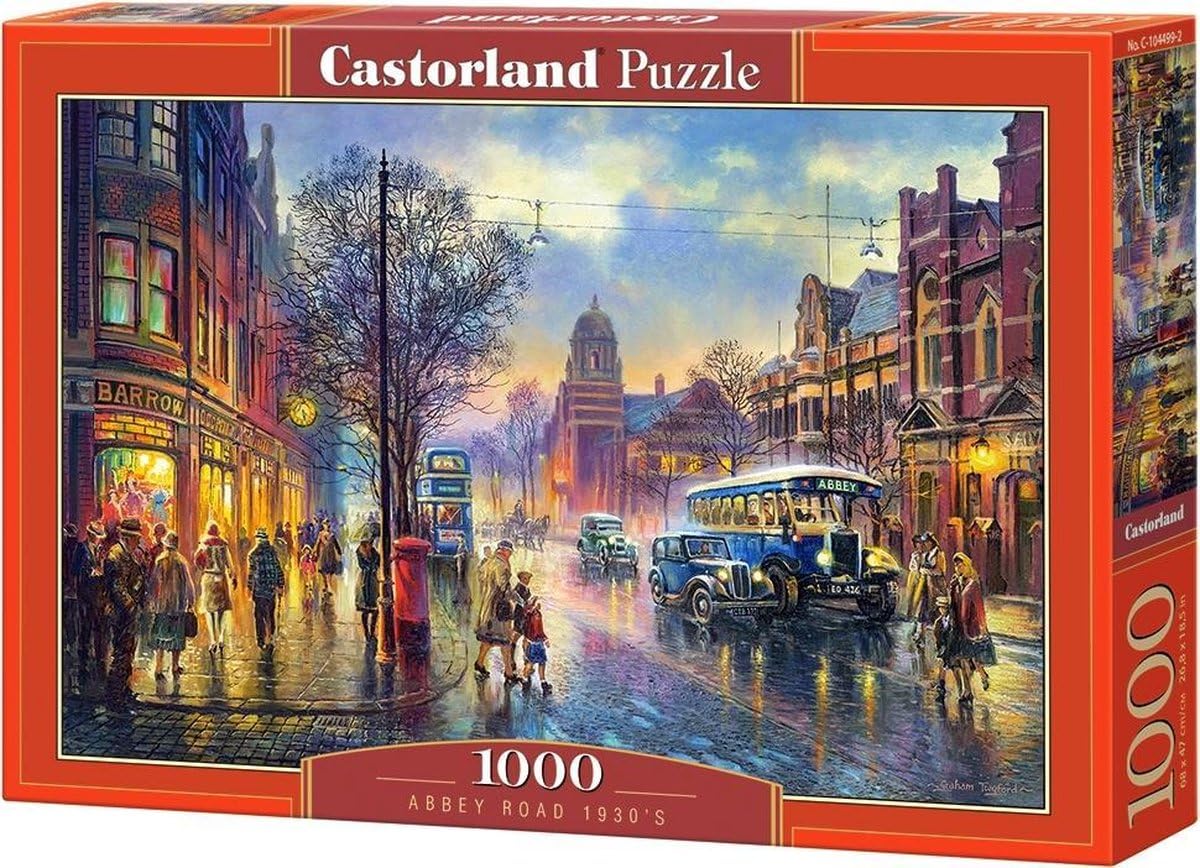 Castorland C-104499-2 Abbey Road 1930's Jigsaw Puzzle 1000 Pieces