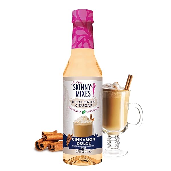 JORDAN’S SKINNY MIXES SYRUPS SUGAR FREE SYRUP, CINNAMON...