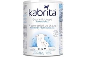 Kabrita Goat Milk-Based Infant Formula with DHA and ARA, Non-GMO, Made in the Netherlands, 0–12 Months, 800g, Complete Nutrit