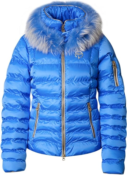 Skijacke Damen Blau | Wasserdichter Wintermantel | Mit Kapuze & Isolierung