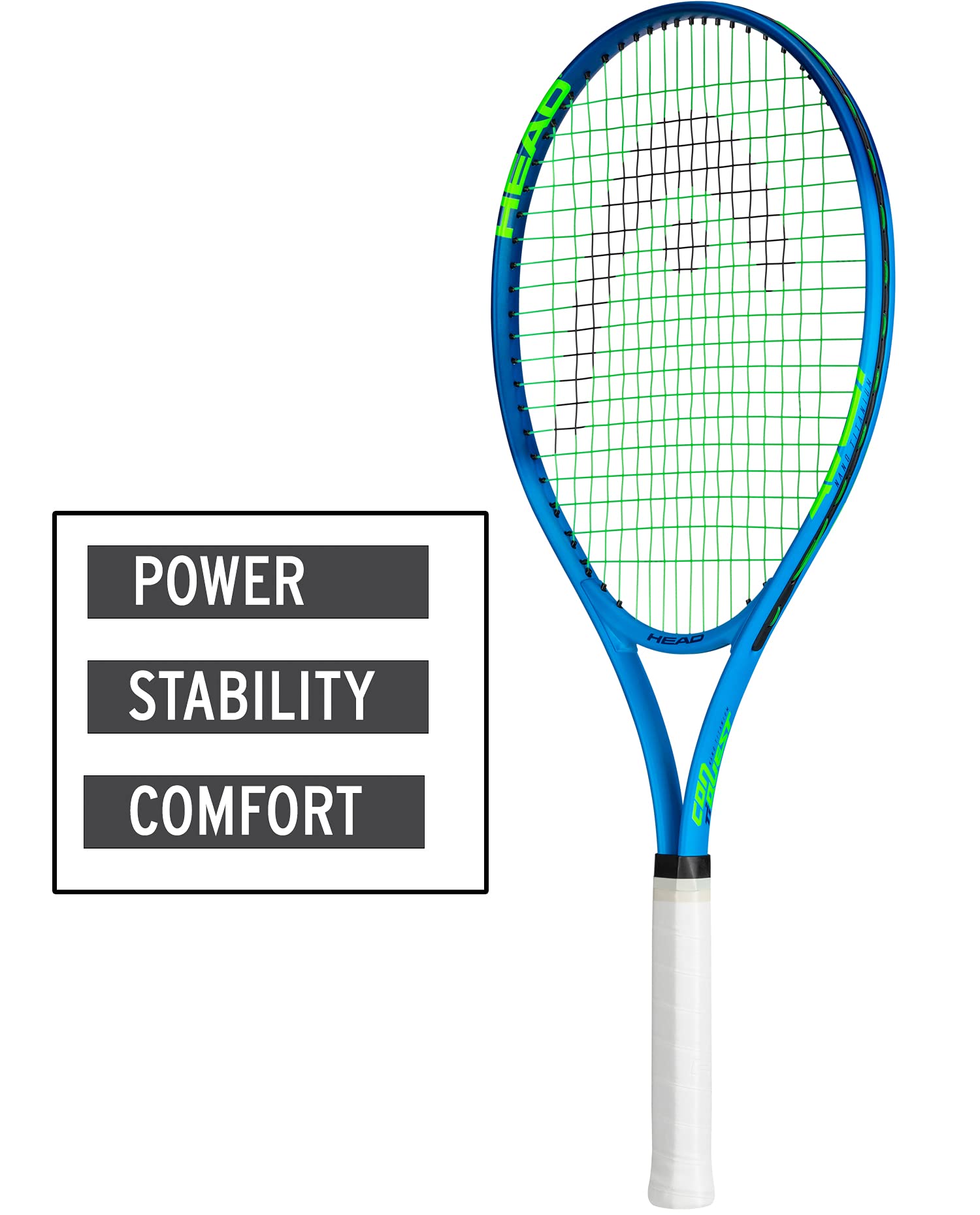 HEAD Ti. Conquest Pre-Strung 27in. Dark Blue Tennis Racquet