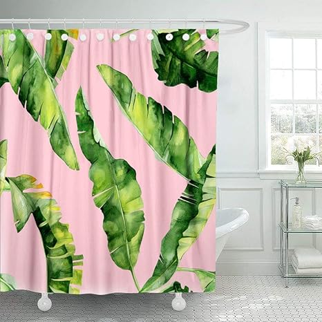 Amazon Com Lilymua Wallpaper Fabric Bathroom Shower Curtains