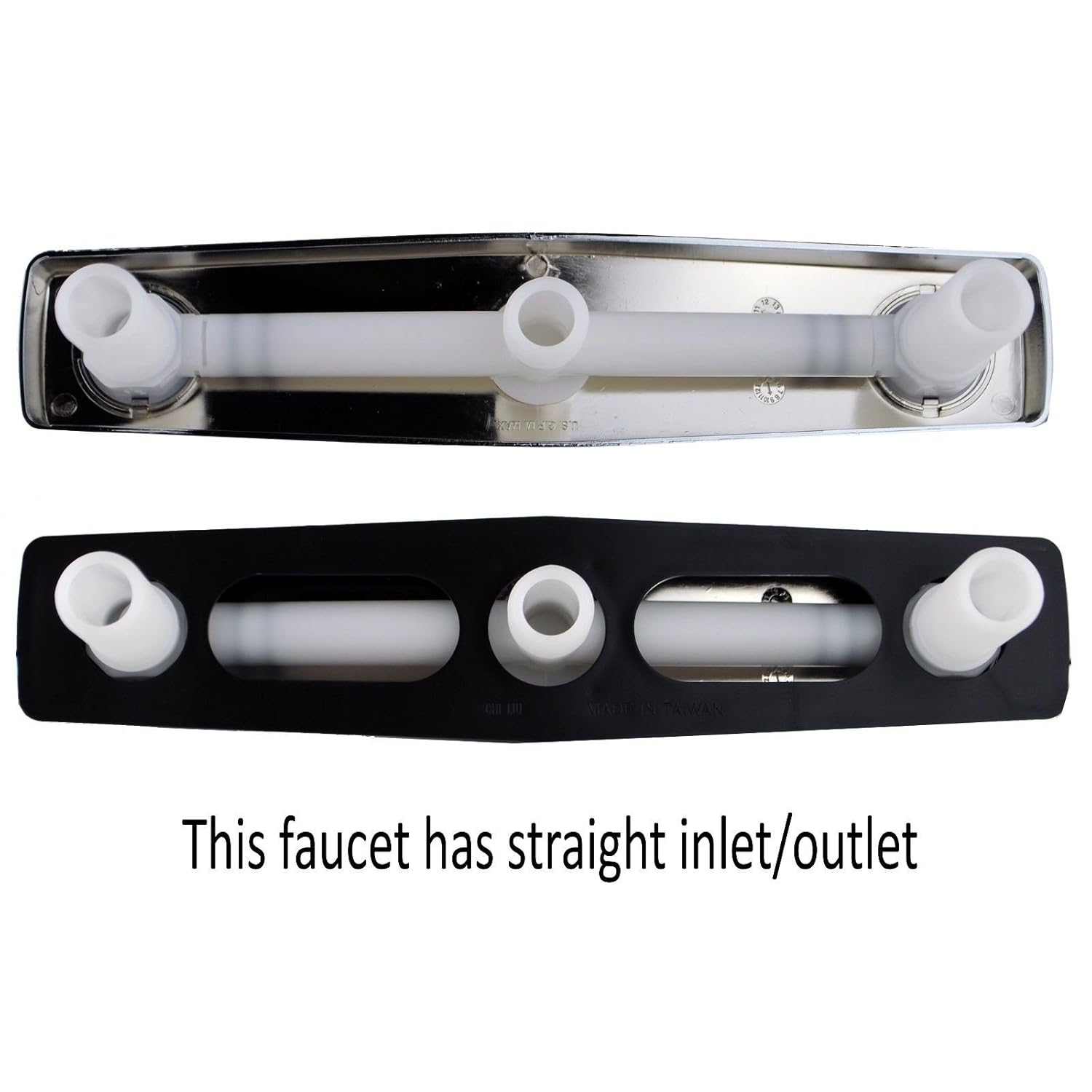 Mobile Motor Home Bathroom 8In Shower Faucet Valve Two Handle RV