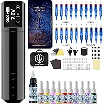 Pen　tattoo machine set　刺青 Amazon | 電動タトゥーペンキット タトゥーマシン セット 刺青