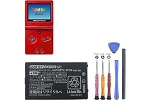 CENIFENX Gameboy Advance SP Battery AGS-003 3.8V 850mAh Replacement for Nintendo Gameboy Advance SP Battery with Repair Tool Kit