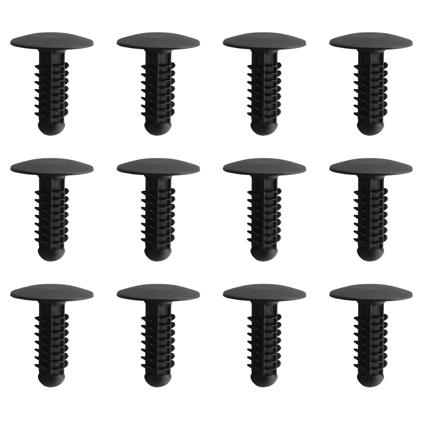EMSea 100Pcs Fir Tree Trim Clip Car Interior Tree Buckle 8mm Hole 18mm Head
