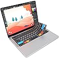 JCPal Adobe Illustrator Shortcut Guide Keyboard Cover for Apple MacBook Pro 14 inch and MacBook Pro 16 inch (M1-M4 Models) and MacBook Air 13 inch and MacBook Air 15 inch (M2-M4 Models) (US-Layout)