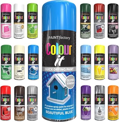 Classic Signature All Purpose Blue Aerosol Spray Paint 400ml Quick Dry