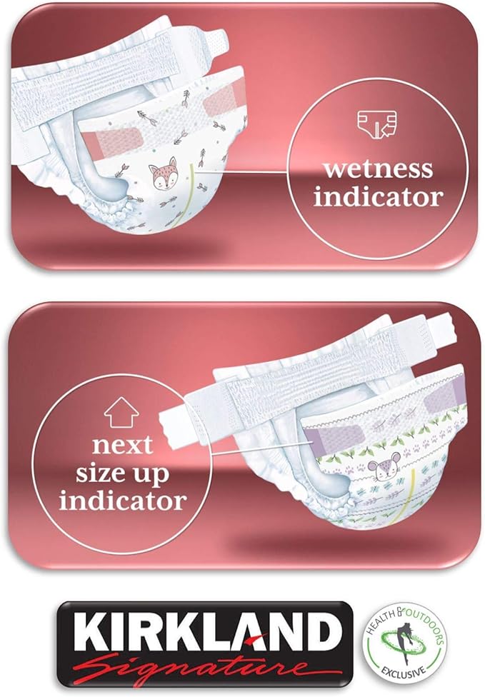 kirkland diaper size up indicator
