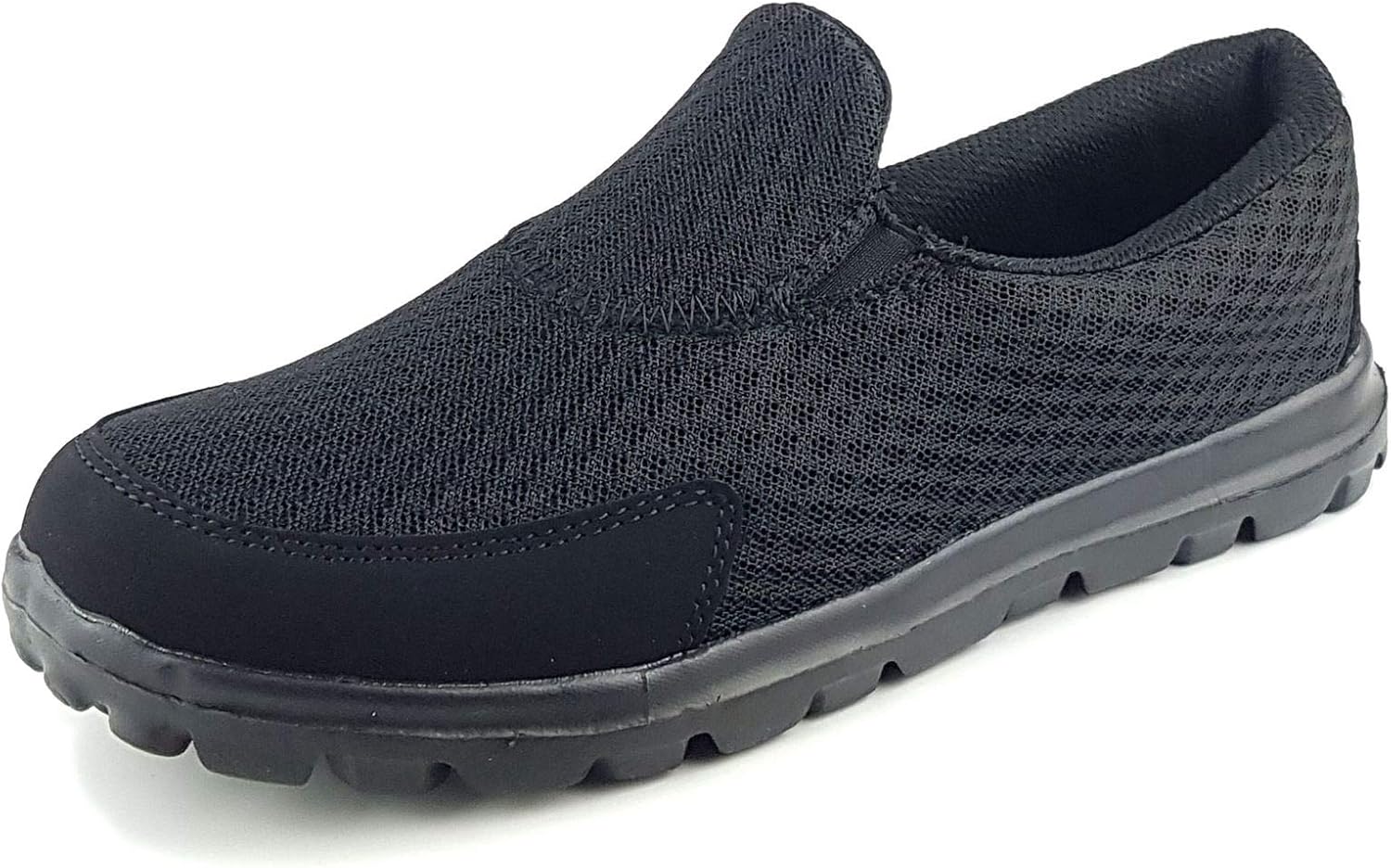 black trainers memory foam