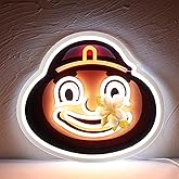 Pugna Mascot Merch Neon Signs for Wall Decor University Mascot Neon Lights for Bedroom Led Signs Suitable for Dormitory Man Cave Christmas Gift