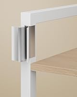 VASAGLE 6-Tier Bookshelf 30 x 40 x 187.5 cm Natural Beige White LLS101N01 view 6