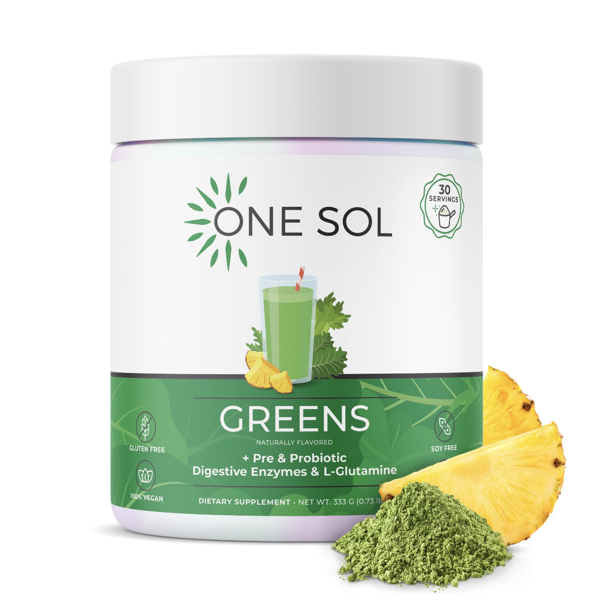 Greens + Pre & Probiotic with Digestive Enzymes