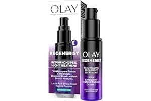 Olay Regenerist Glycolic Acid Night Peel, Exfoliating & Renewal Treatment, AHA, Resurfacing, Smooth Texture, Brighten Skin To