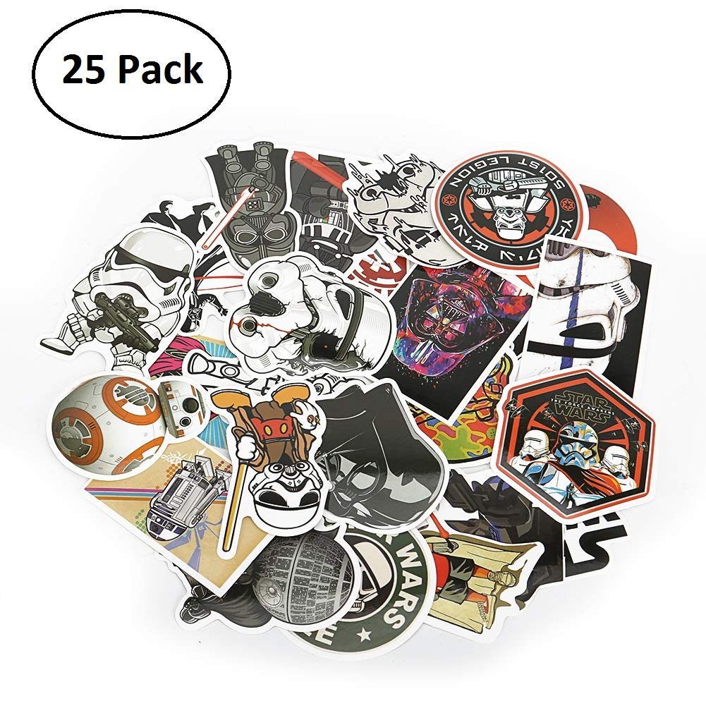 25 Pegatinas de Vinilo Impermeables, Pegatinas Bondpaw Comics ...