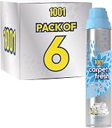 1001 Carpet Fresh Spray Soft Jasmine & Fresh Linen 6x300ml