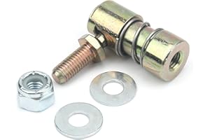 SHIGUAN Throttle Disconnect, Quick Release Ball Joint, 1/4-28 in Female Thread, with Spring, Washers and Lock Nut, for Throttle Cable Ball End, Steel Carburetor Linkages