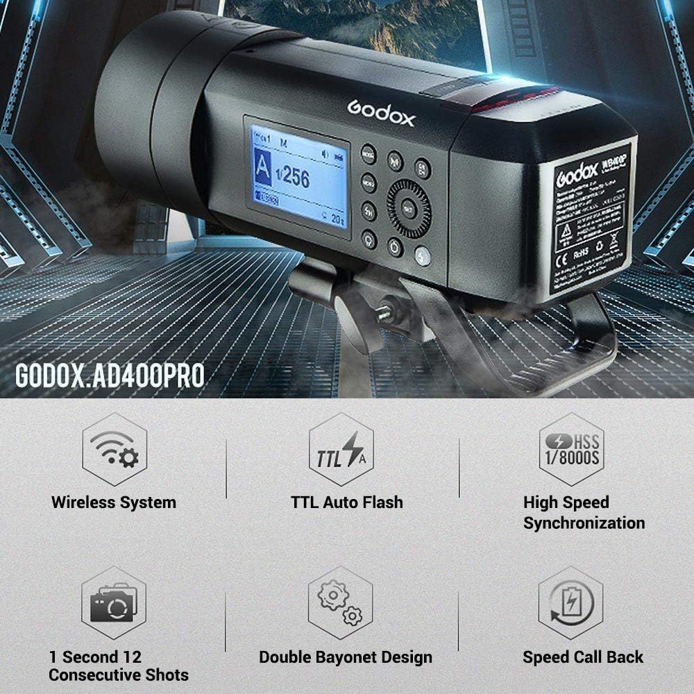 Godox AD400 Pro Strobe Flash - Image 5