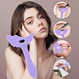 DALAETUS 74 Pcs Eyeliner Stencils Set Winged Tip Tool Reusable Beginner Aid view 7