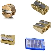 COMPLETE SET 4 Styles of Mobius + Ruppert (M+R) Brass Pencil Sharpeners + 10 Replacement Blades - Finest in the world - MADE IN GERMANY