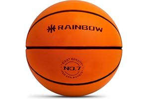 RAINBOWBEAR Material Upgraded Silent Basketball, 2024 New Dribble Dream Silent Basketball,The Handleshh Silent Basketball Dribbling Indoor, Foam Basketball Indoor Training Quiet Ball