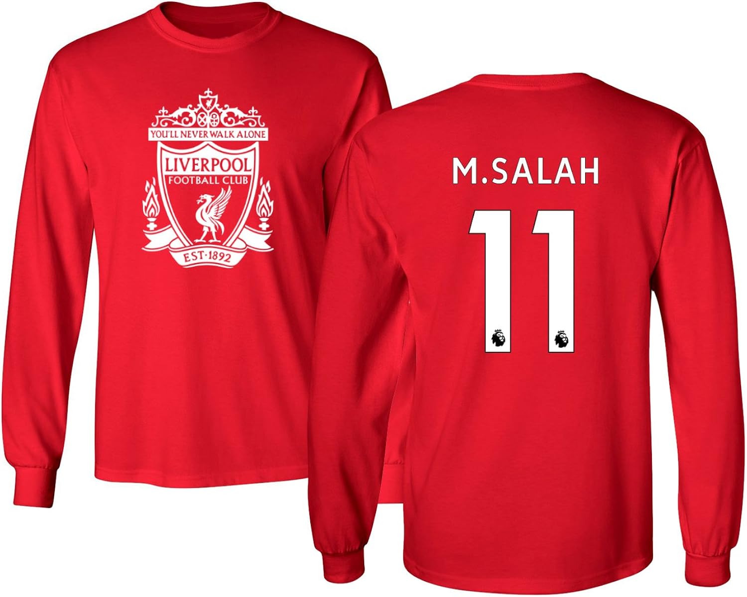 mo salah long sleeve jersey