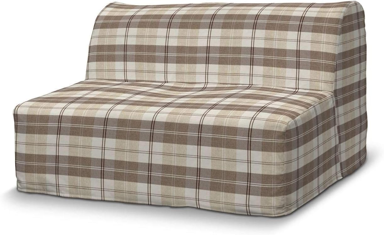 Dekoria Custom Made Ikea Karlanda corner sofa left cover (3+2) - beige