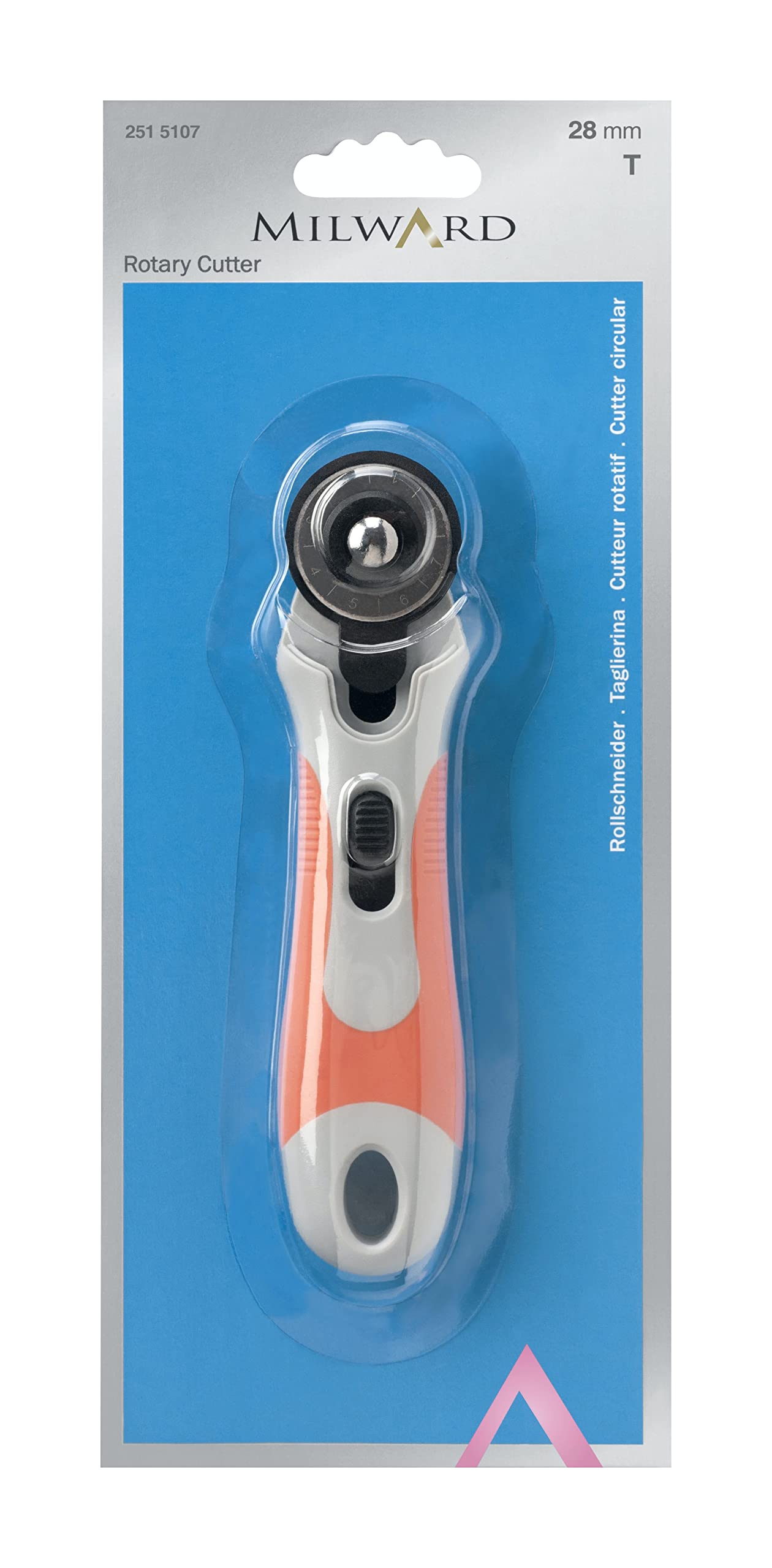 MILWARDS 2515107 Rotary Cutter: 28mm Diameter: 1 Piece, Assorted