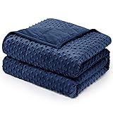 Wemore Minky Dot Weighted Blanket for Adults Twin