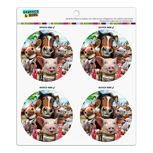 Juego de imanes de vinilo para nevera y casillero, diseño de cerdo ...