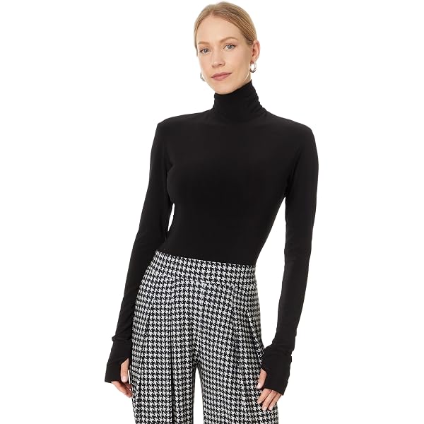 Norma Kamali, Womens, Long Sleeve Turtleneck Pickleball Dress, Baby, Medium  at Amazon Women's Clothing store