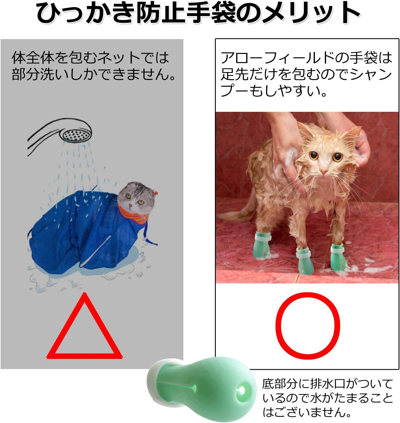 Amazon 猫 引っかき防止 ４個セット 収納ケース付き 手袋 シャンプー お風呂 耳掃除 目薬 を行う際に 猫シャンプー 爪とぎ 防止 猫つめとぎ 犬 つめとぎ 爪切り 猫の爪とぎ 猫爪切り猫爪とぎ 術後服 猫用品 アローフィールド アローフィールド 猫 通販