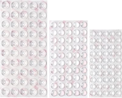 Shintop 150PCS Furniture Bumpers Clear Adhesive Pads Noise Dampening Cabinet
